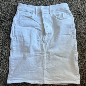 Banana Republic White Pencil Skirt